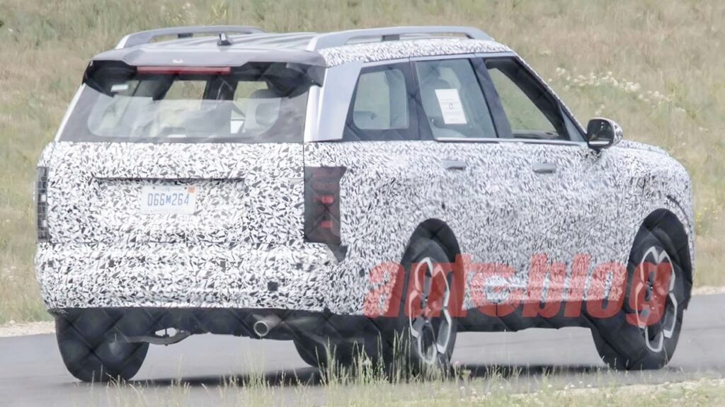 현대차 팰리세이드 풀체인지 위장랩 스파이샷