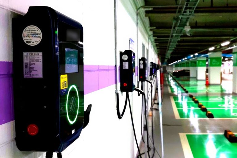 지하주차장 전기차 충전기
