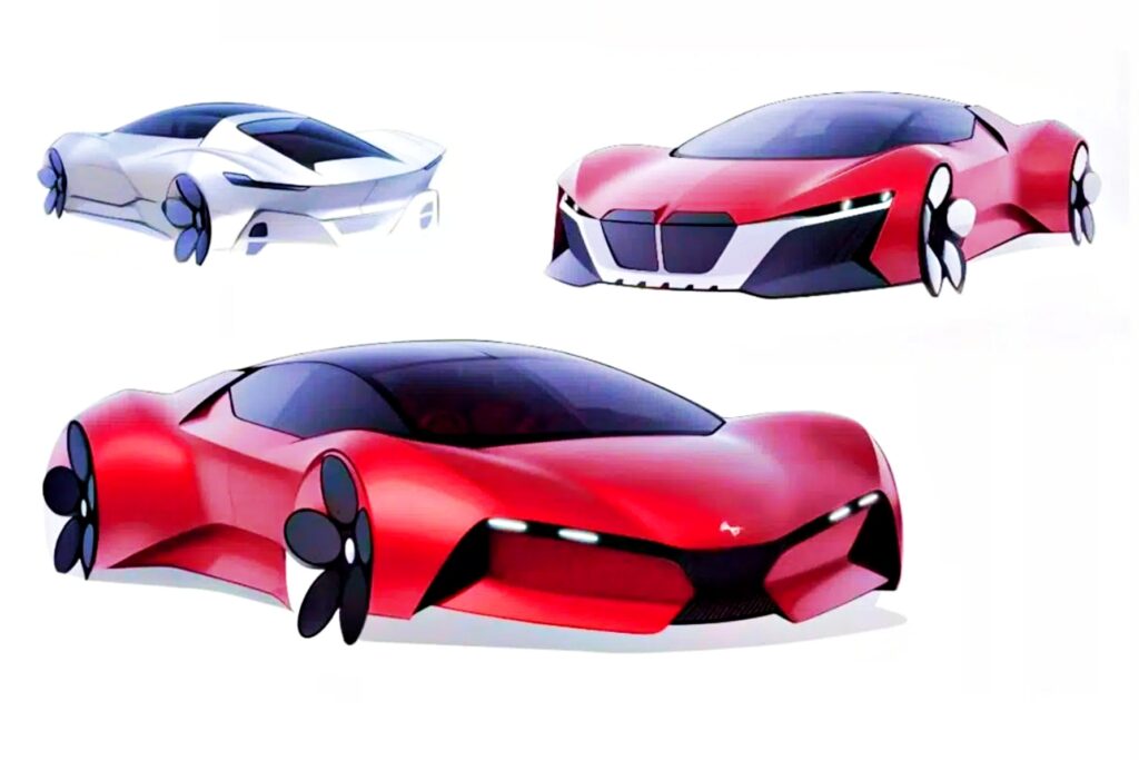 BMW M9 렌더링 공개