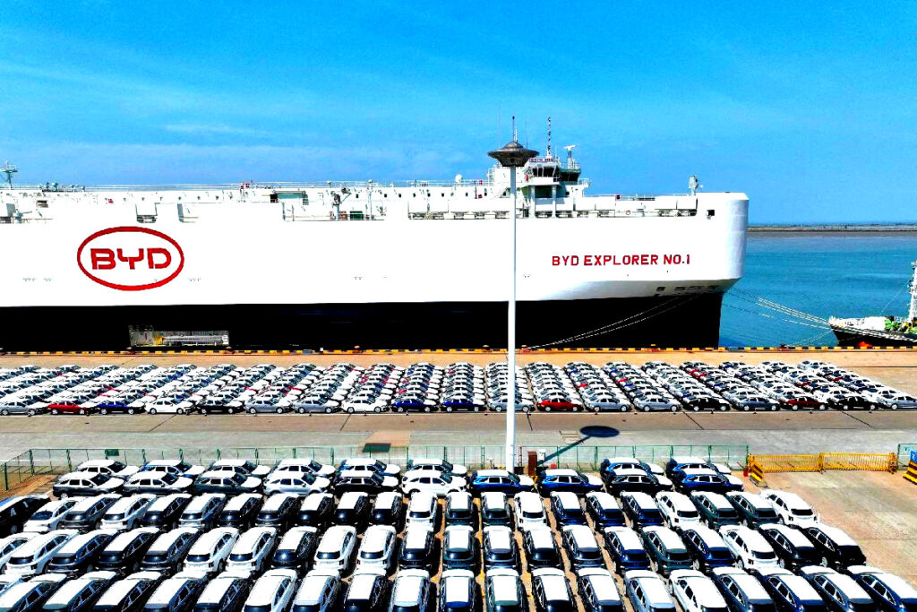 중국산 전기차의 물량공세