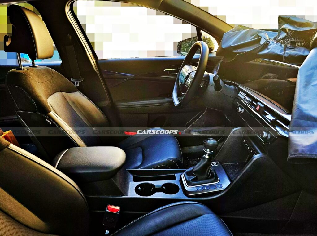 기아 스포티지 페이스리프트 실내 포착