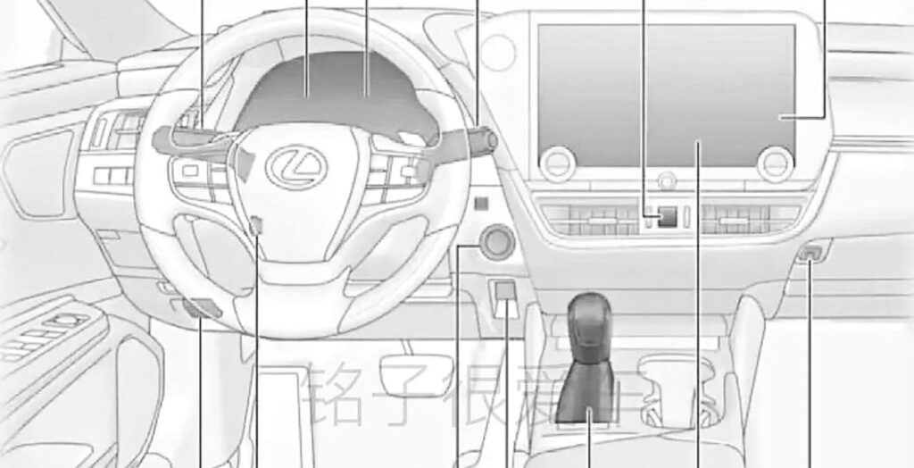 렉서스 신형 ES 14인치 디스플레이 탑재