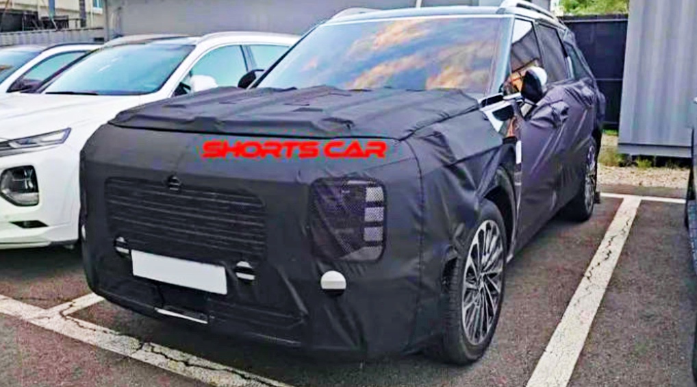 현대차 팰리세이드 풀체인지 캘리그래피 스파이샷 포착