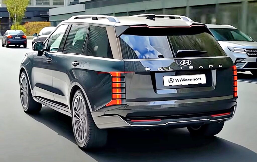 현대차 팰리세이드 풀체인지 캘리그래피 디자인