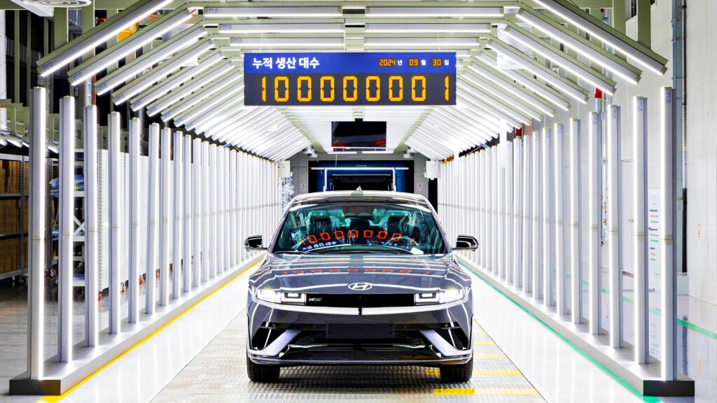 현대차 누적 생산 1억대 돌파
