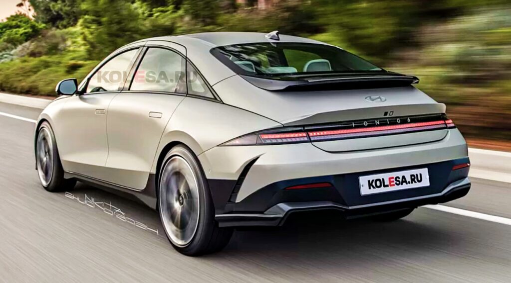 현대차 아이오닉 6 페이스리프트 예상도 공개