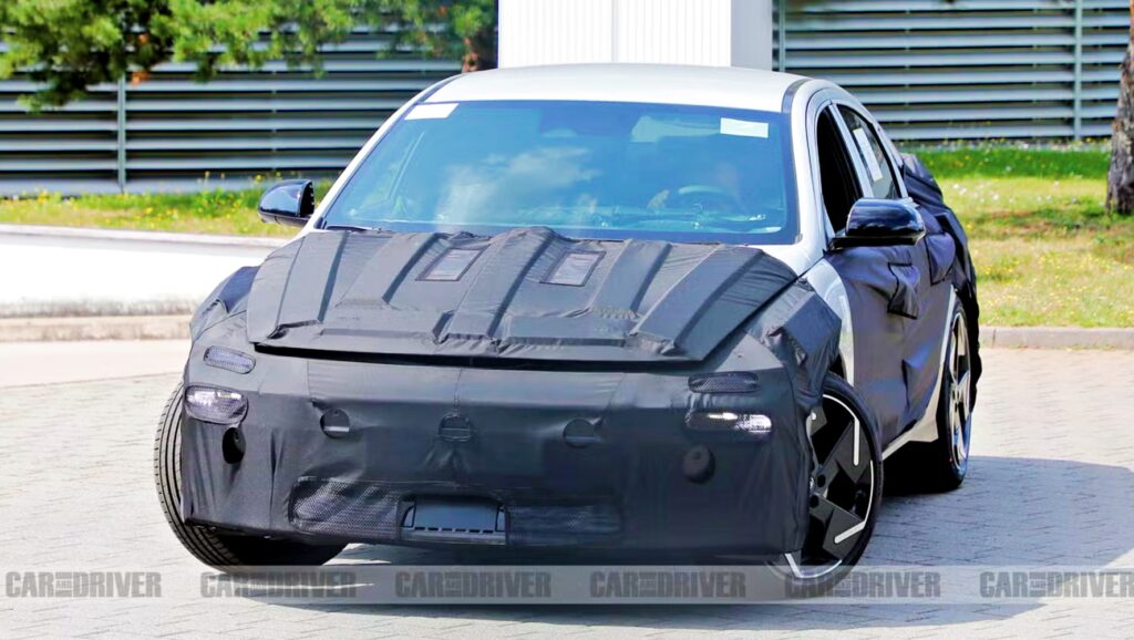 현대차 아이오닉 6 페이스리프트 스파이샷 공개