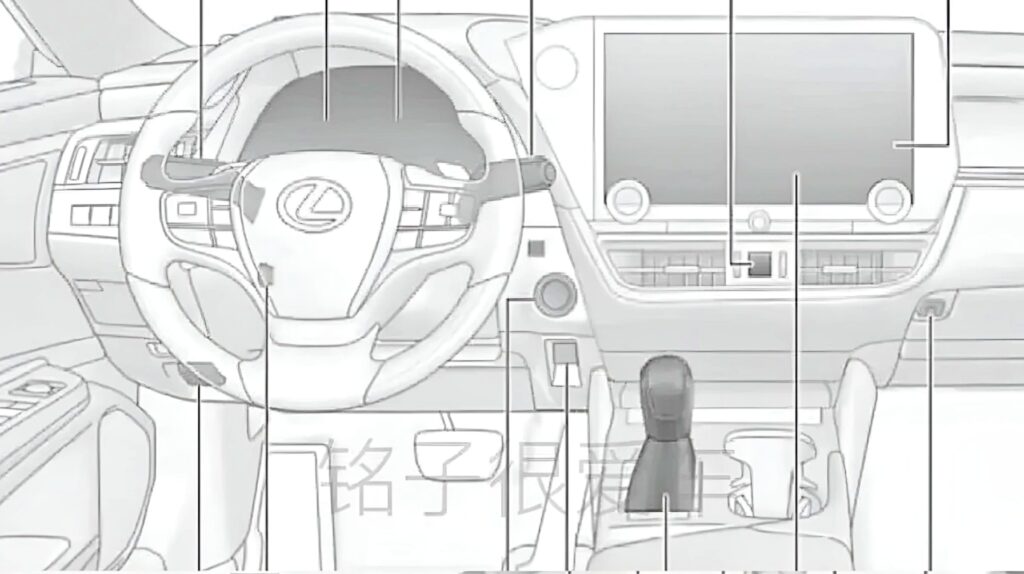 렉서스 ES 2차 페이스리프트 실내