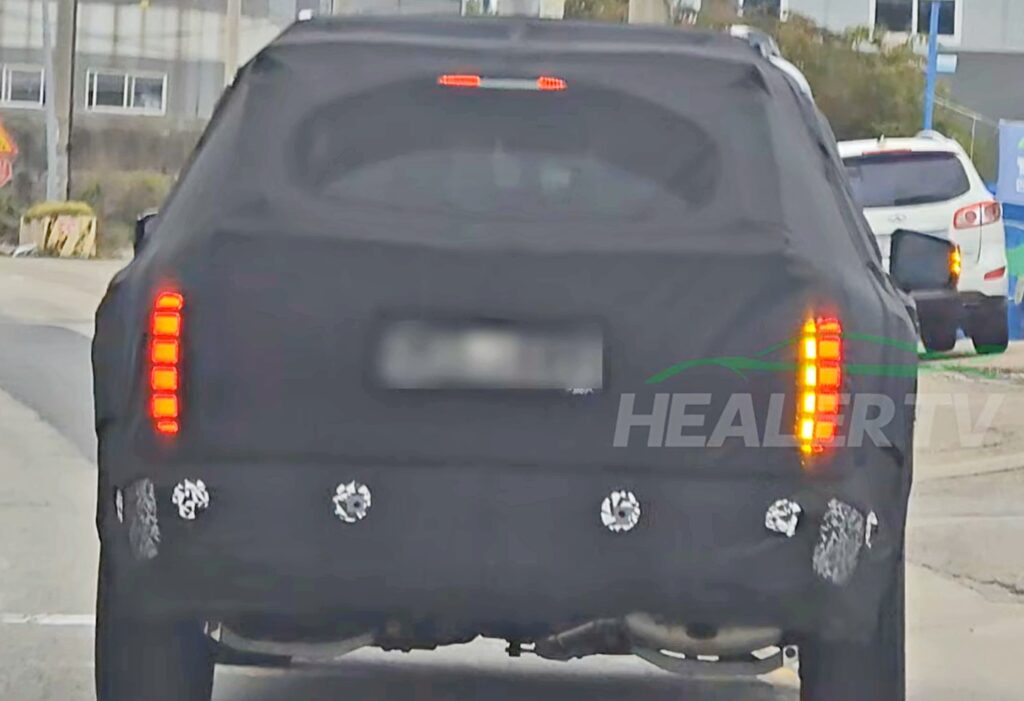 현대차 팰리세이드 풀체인지 XRT 후면 예상도 공개