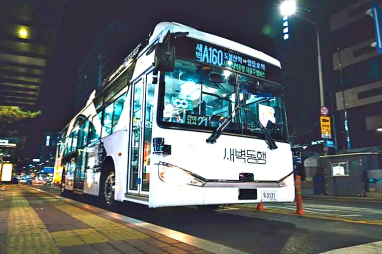 서울시 새벽동행 자율주행버스 A160 운행