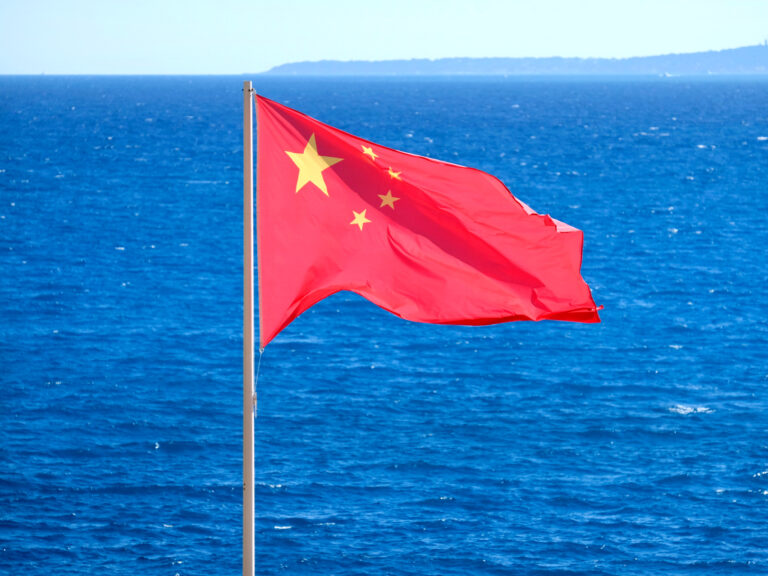 중국 서해 구조물 무단 설치