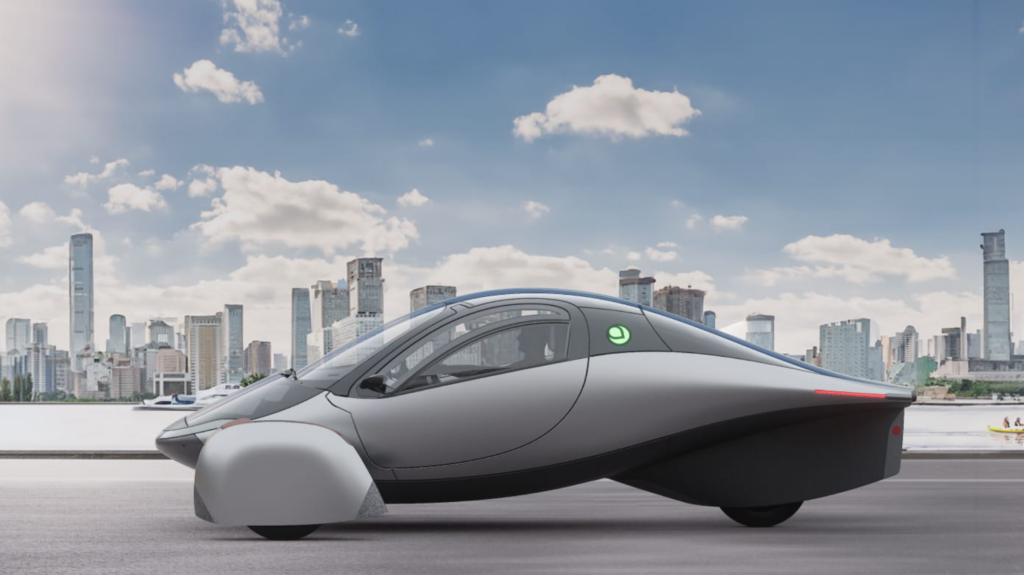 태양광 전기차 앱테라 주행거리