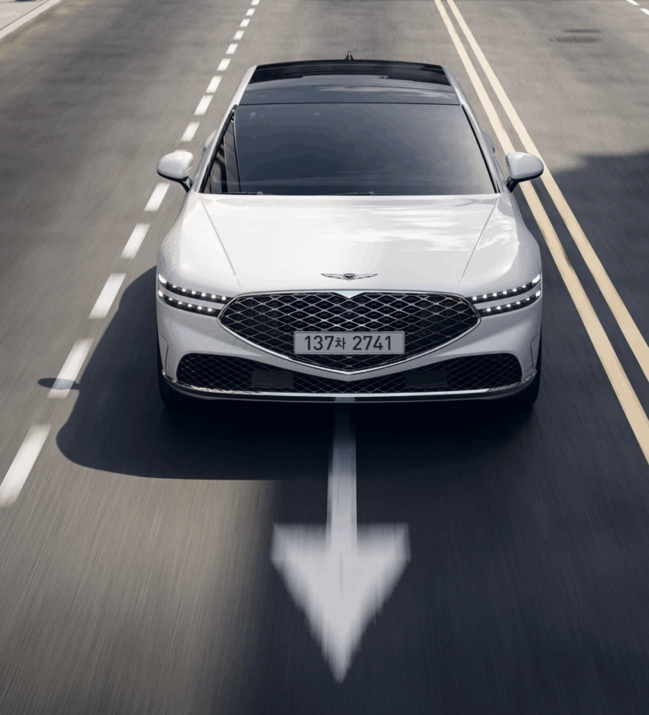 제네시스 G90 페이스리프트 디자인