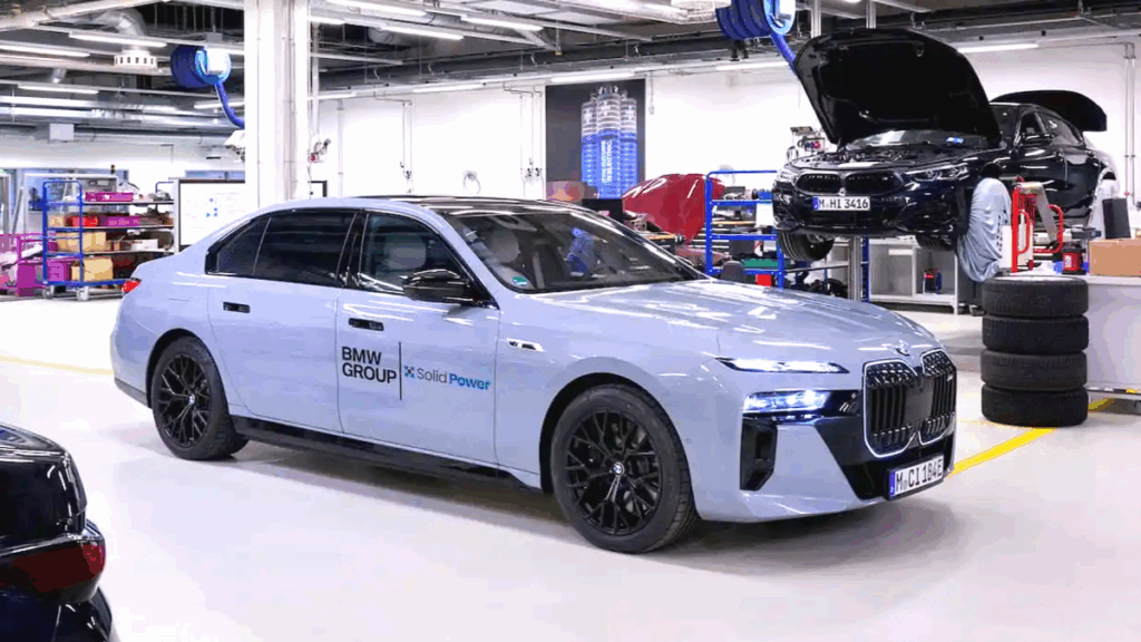 BMW i7, 전고체 배터리 테스트