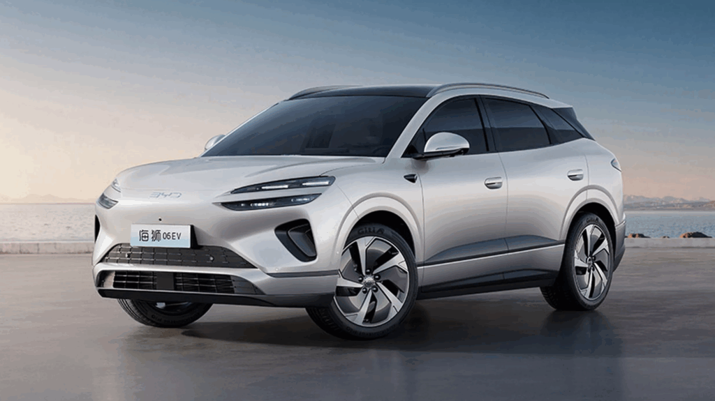 BYD 씨라이언 06 제네시스 GV60 디자인