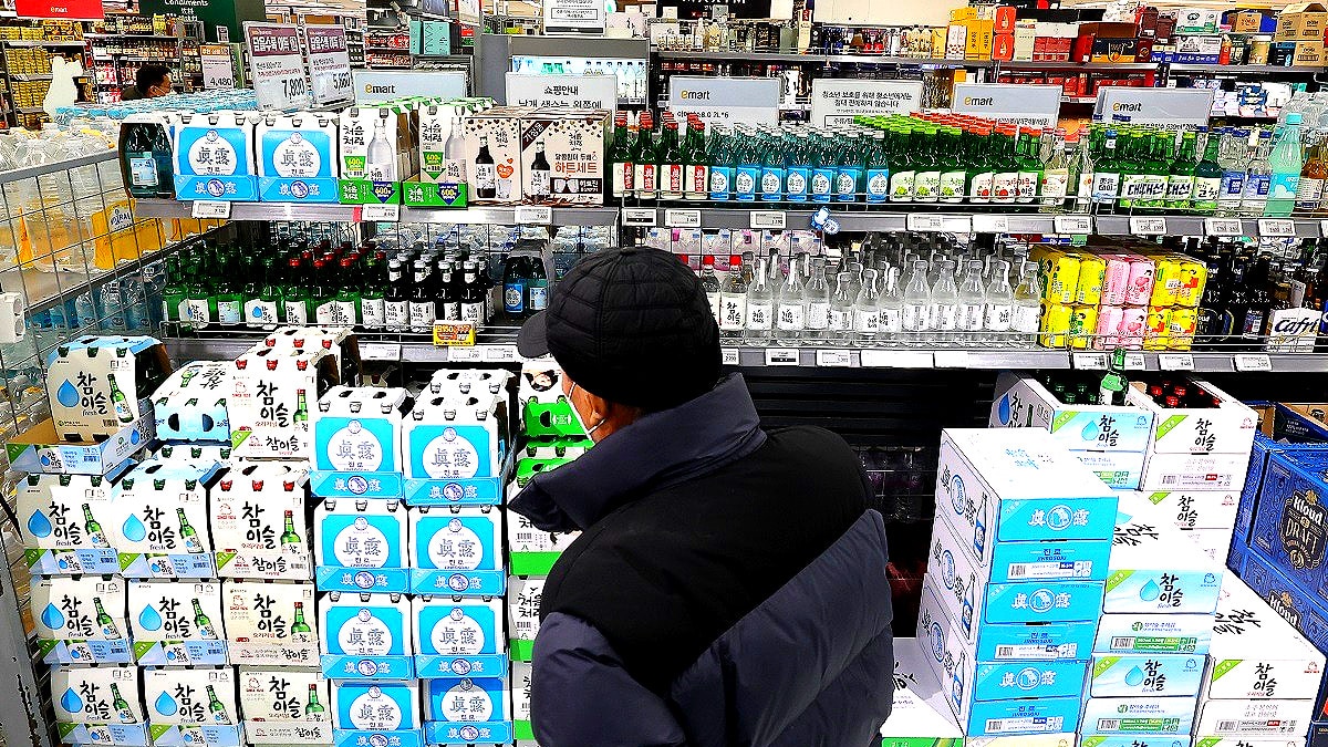 한국 소주 동남아 인기