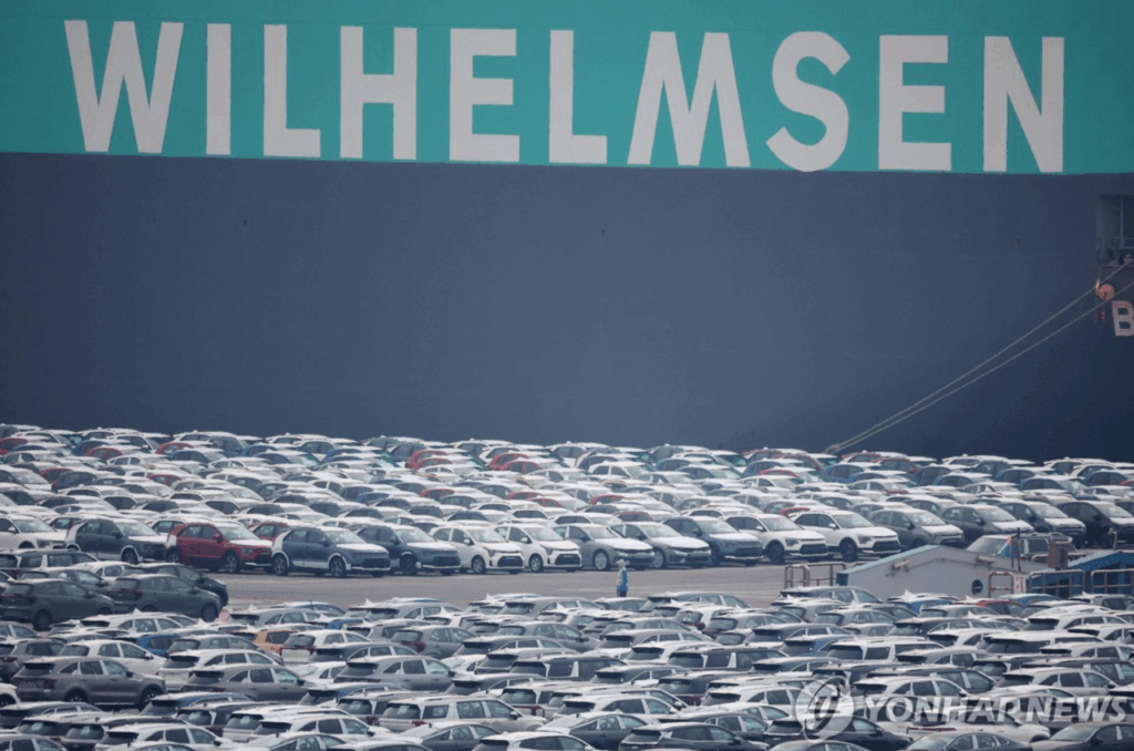 5월 대미 자동차 수출 감소