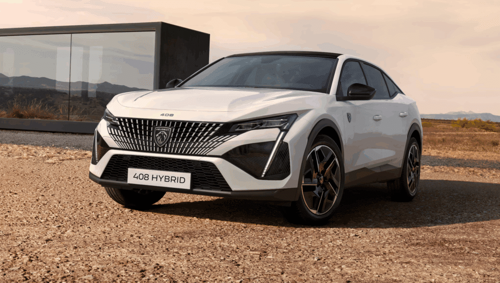 하이브리드인데 "절반은 전기로만"…국내 본격 상륙하는 신차 2 푸조 408 스마트 하이브리드 국내 출시