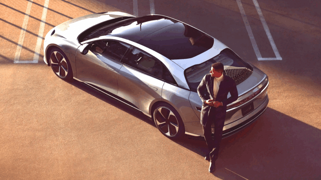 루시드 에어 그랜드 투어링 기네스 신기록