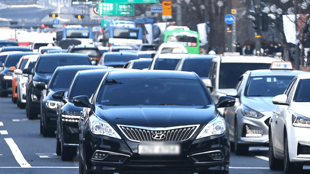 고령층 자동차 등록 대수 증가
