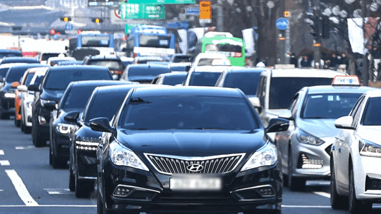 고령층 자동차 등록 대수 증가