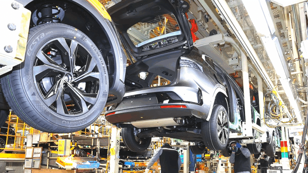 르노코리아 부산공장 폴스타4 생산