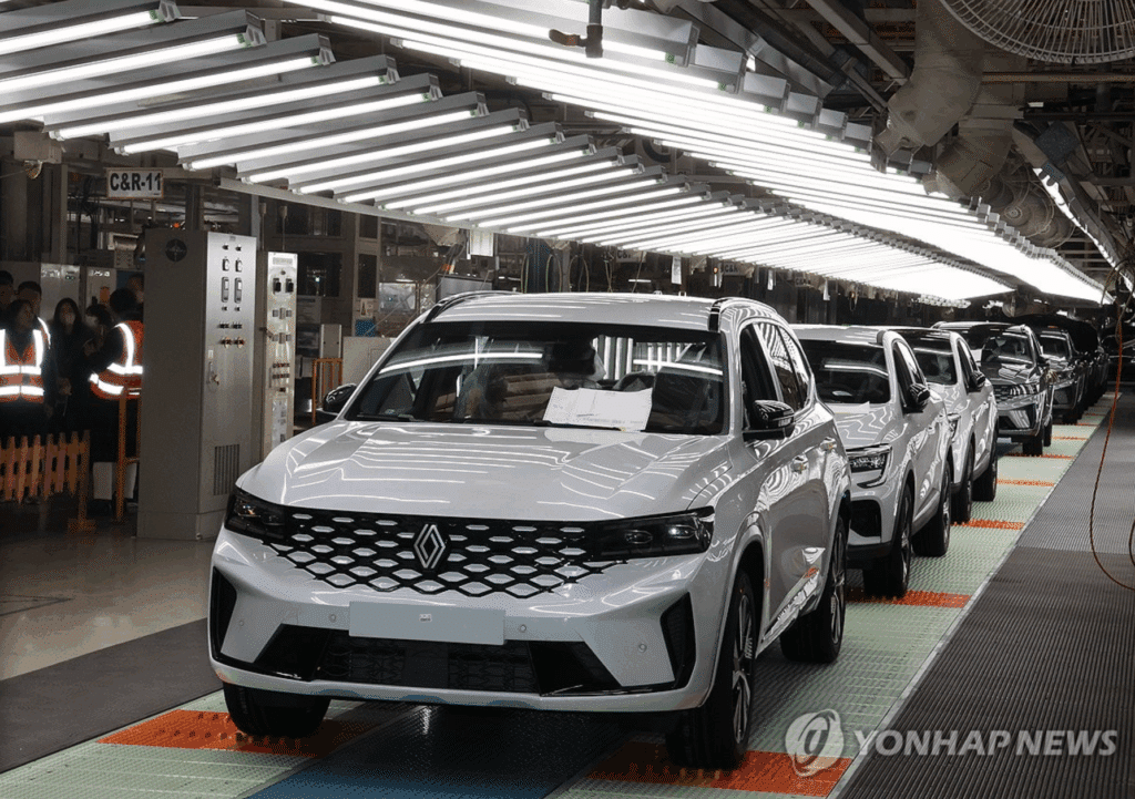 르노코리아 부산공장 혼류 생산 체제