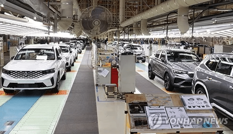 르노코리아 부산공장 폴스타4 생산