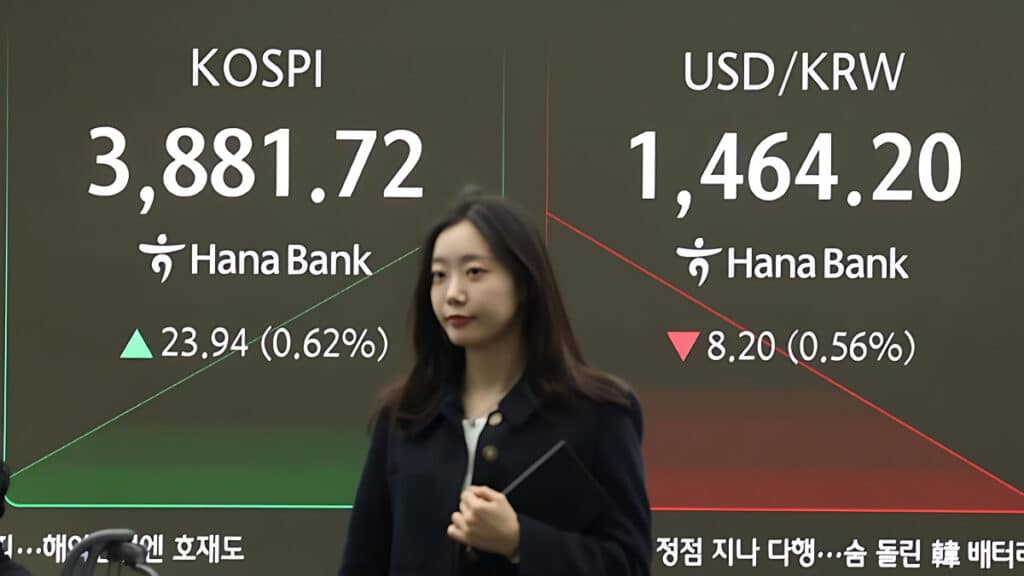 KOSPI rise exchange rate falls (2)
