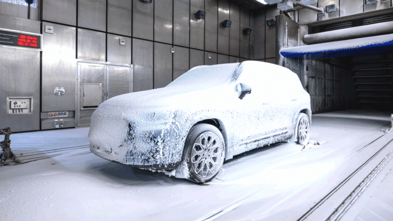 메르세데스 벤츠 신형 GLB 혹한 테스트