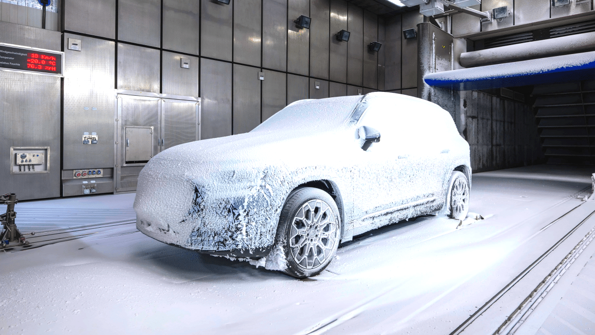 메르세데스 벤츠 신형 GLB 혹한 테스트