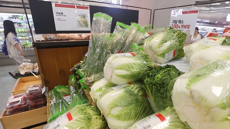 kimchi price reversal government intervention