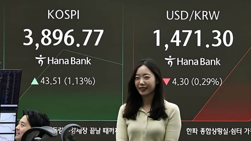 kospi rises kosdaq falls (2)