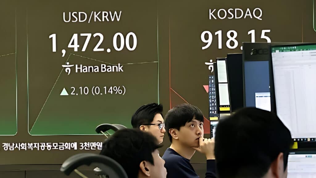 Foreigners net selling on KOSPI (6)