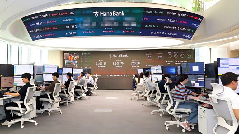 Foreigners net selling on KOSPI