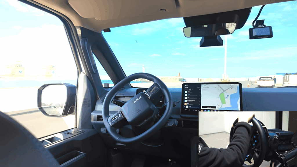 기아 PV5 원격 운전 실증 성공