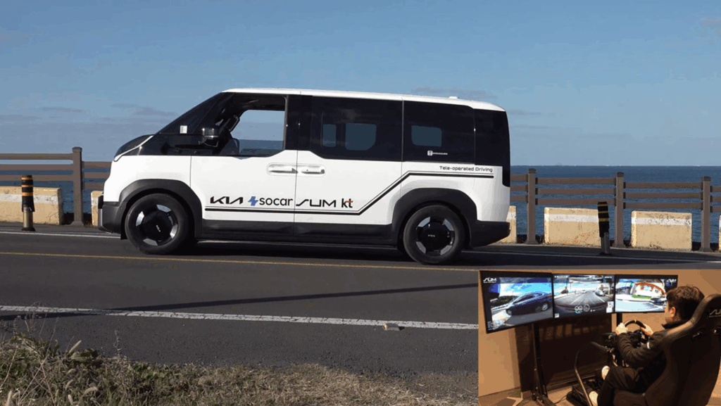 기아 PV5 원격 운전 실증 성공