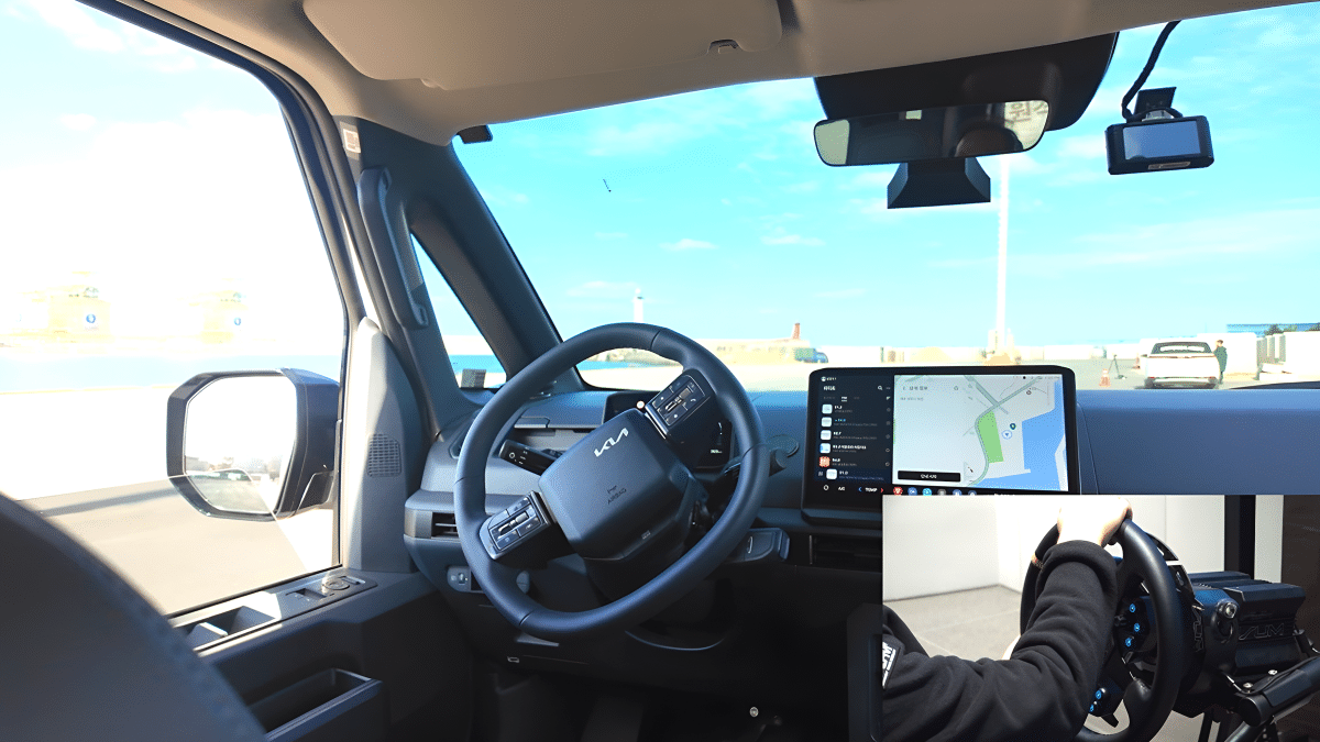 기아 PV5 원격 운전 실증 성공