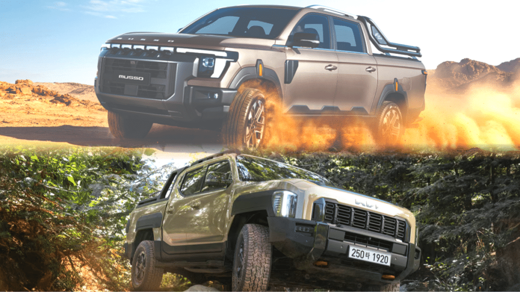 기아 타스만 KGM 무쏘 경쟁