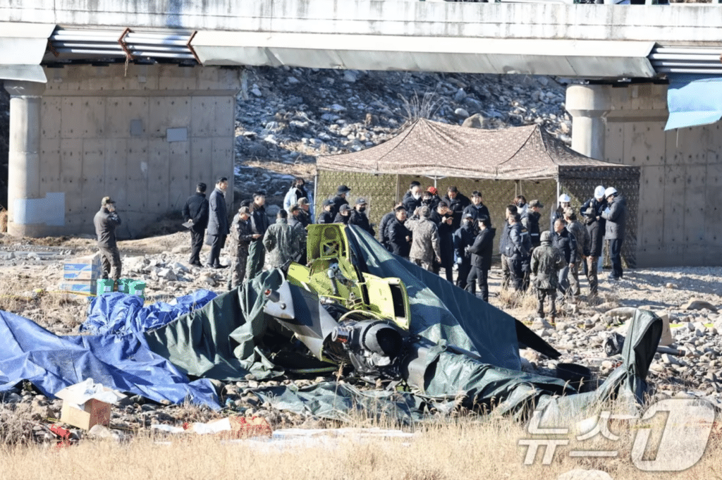 육군 코브라 헬기, 가평서 추락