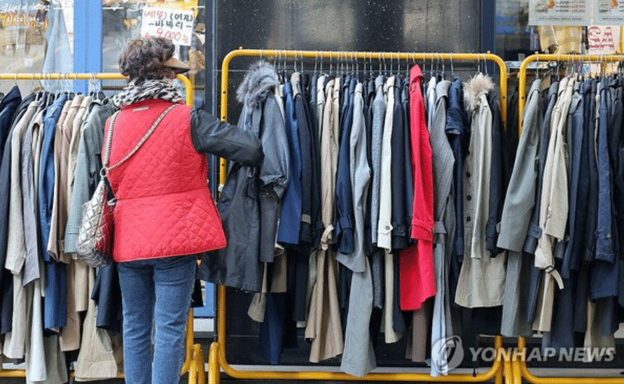 섬유 의류업종 주가 상승