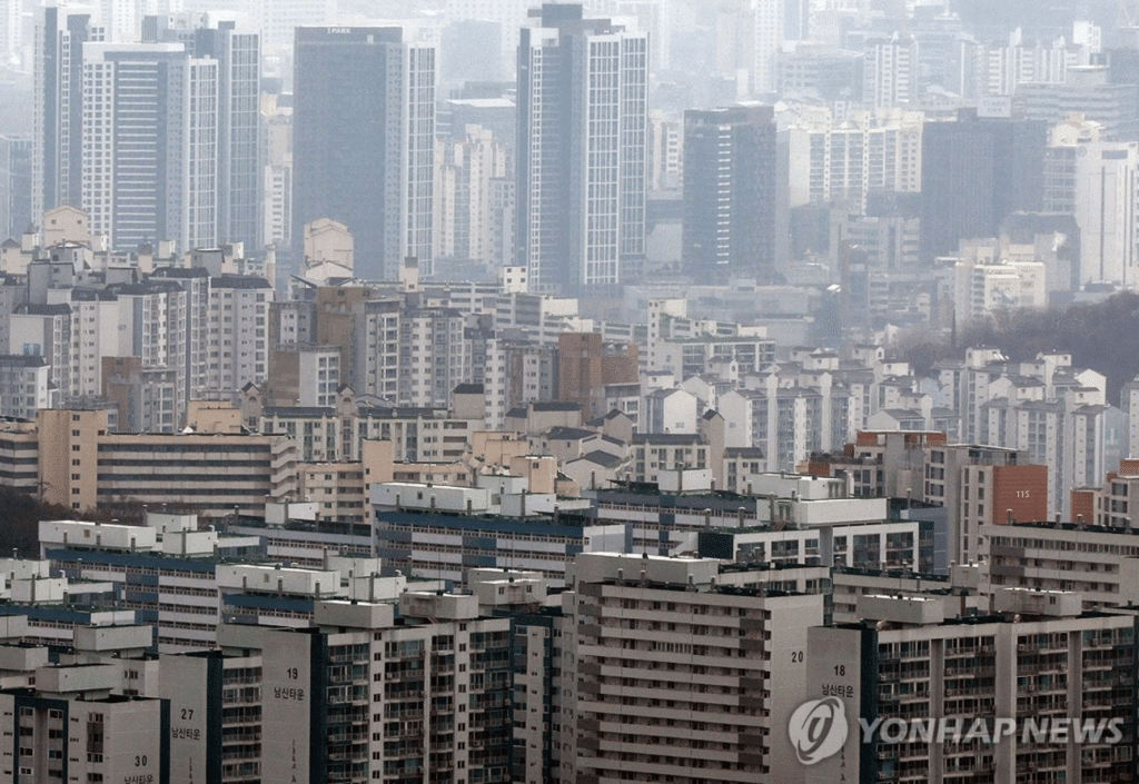 서울 아파트 전세 매출 감소
