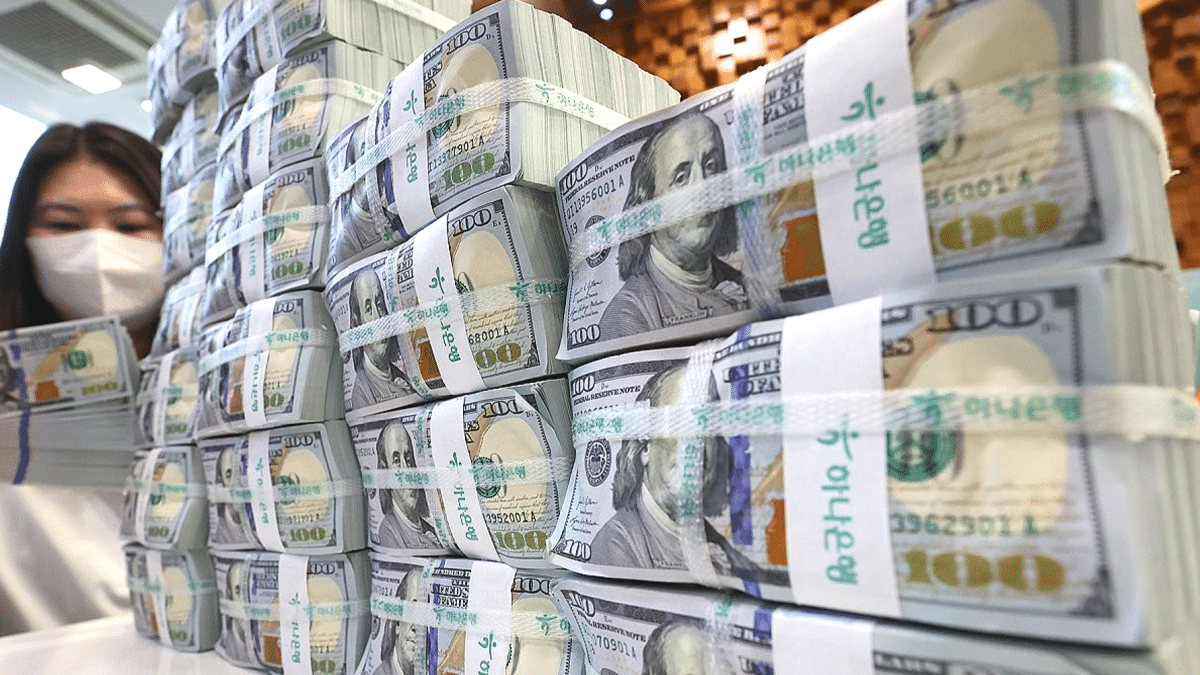 원 달러 환율 하락