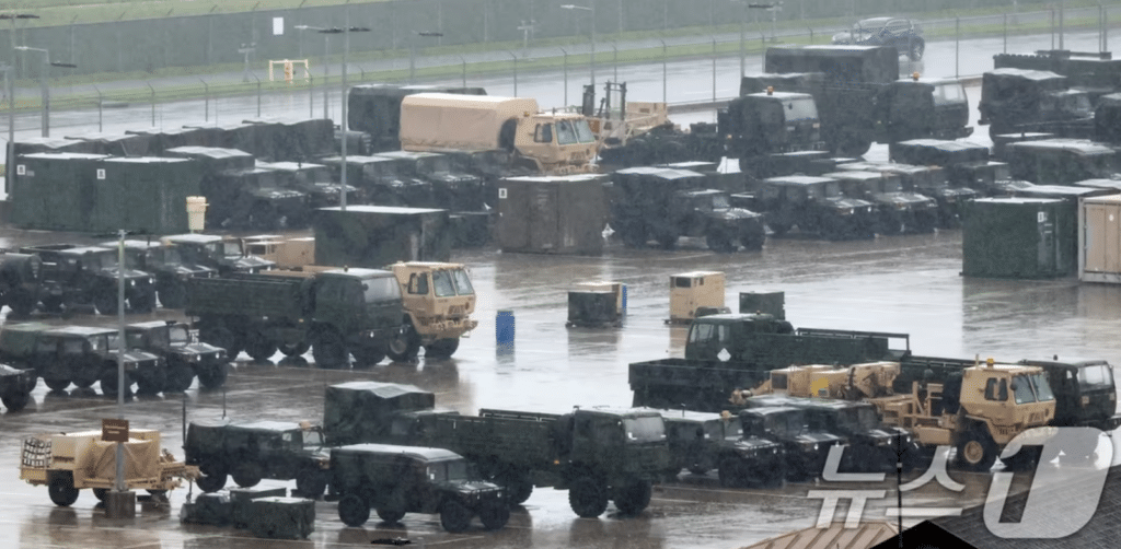 주한미군 중무장 육군 감축
