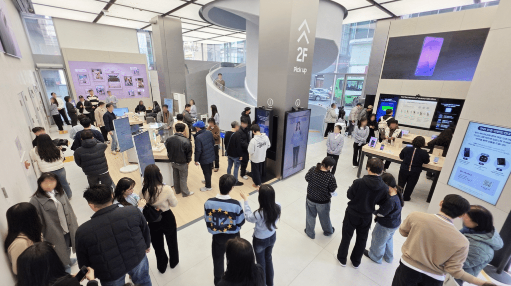 삼성전자, 강남·홍대서 갤럭시 S26 울트라 체험존 오픈