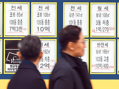 서울 아파트 전세가율 11개월 연속 하락