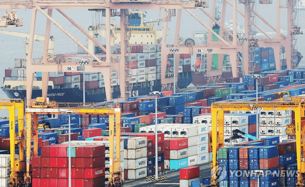 반도체 수출 증가, 자동차 수출 하락