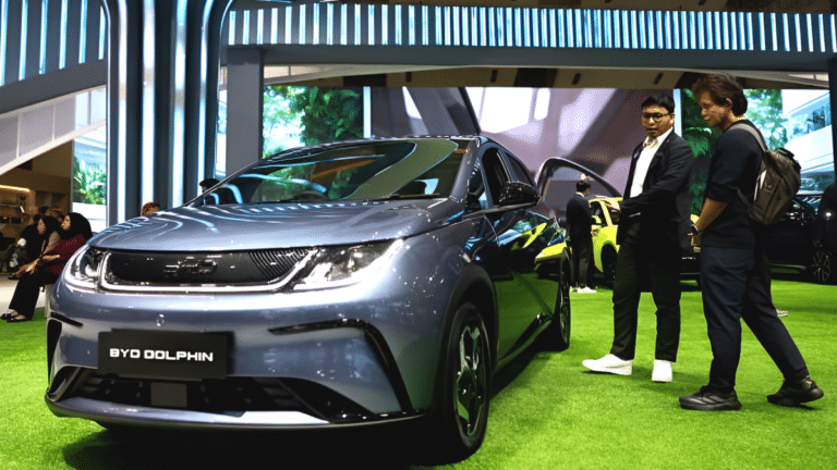 내수 부진 BYD, 수출 목표 상향 조정