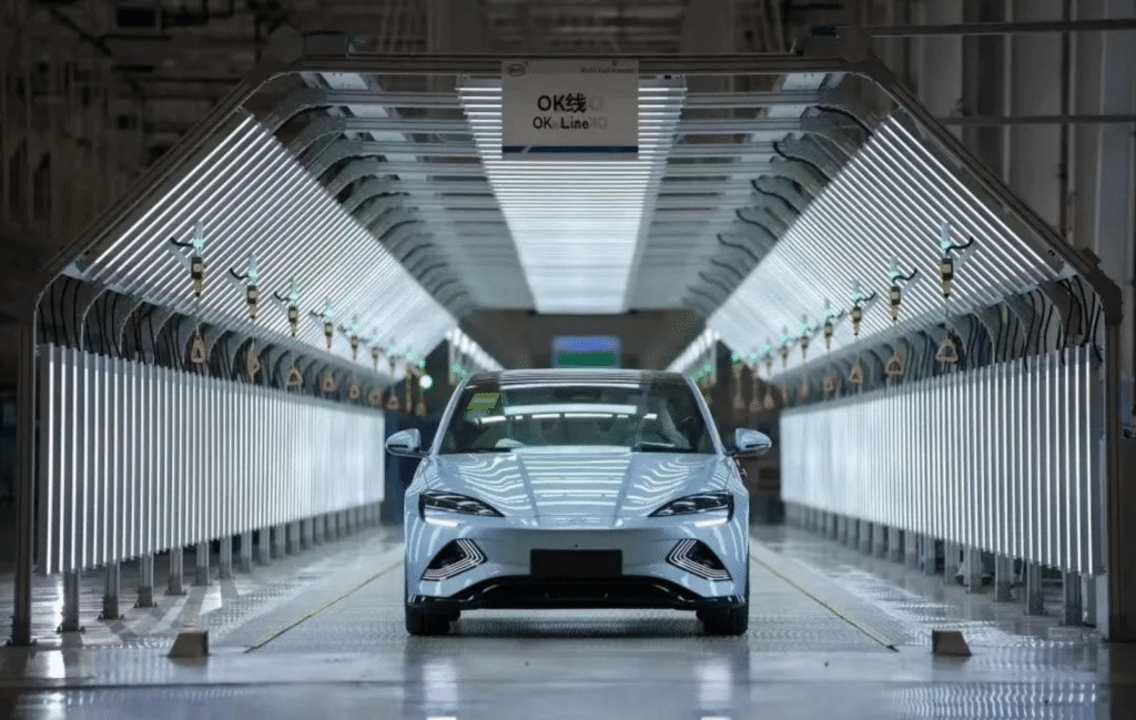 BYD 초고속 충전 배터리 공개