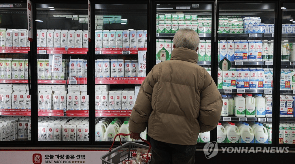 국내 흰 우유 소비량 40년 만에 최저치 기록